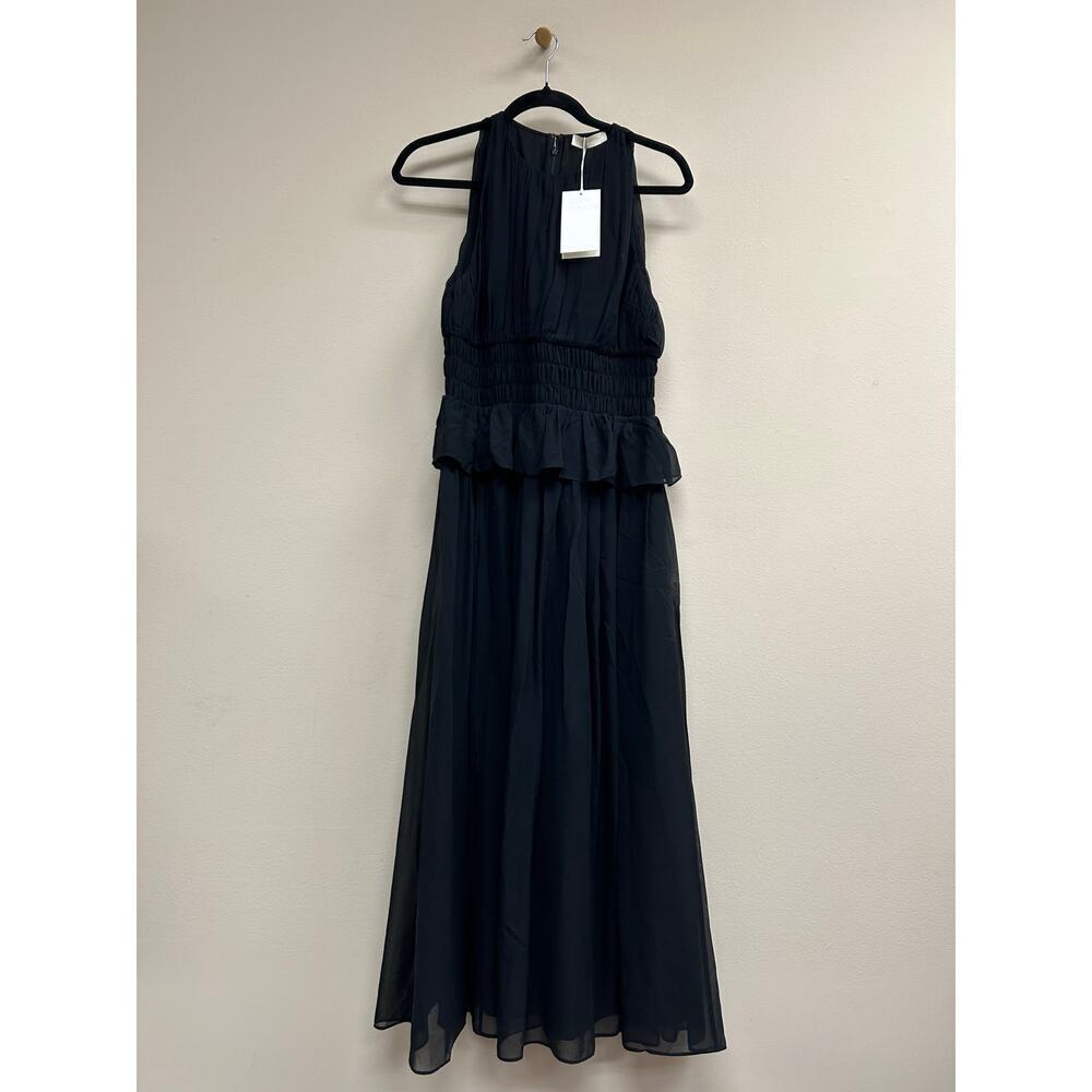 ULLA JOHNSON Noir Adeline Dress Size 6 NWT Retail $790 Tuckernuck - Picture 4 of 5